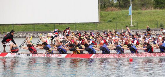 Dragon boat race day