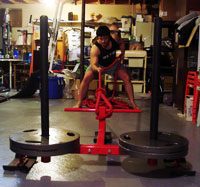 Conditioning – prowler and rope row